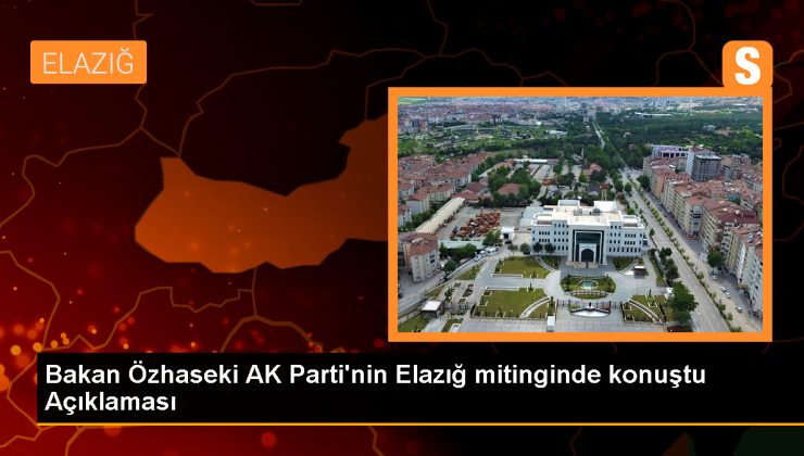 Çevre Bakanı Özhaseki: Depremzedelere evler teslim edilecek, endişeniz olmasın