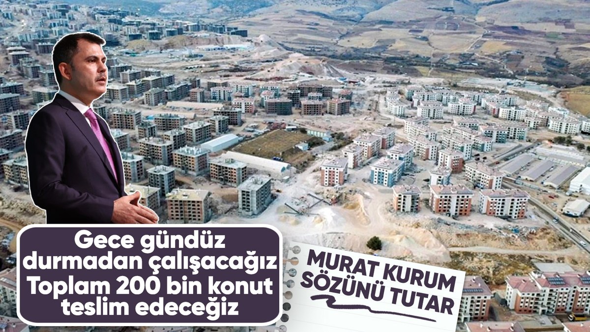 Murat Kurum: 2025 biterken evine girmeyen tek bir vatandaşımız kalmayacak