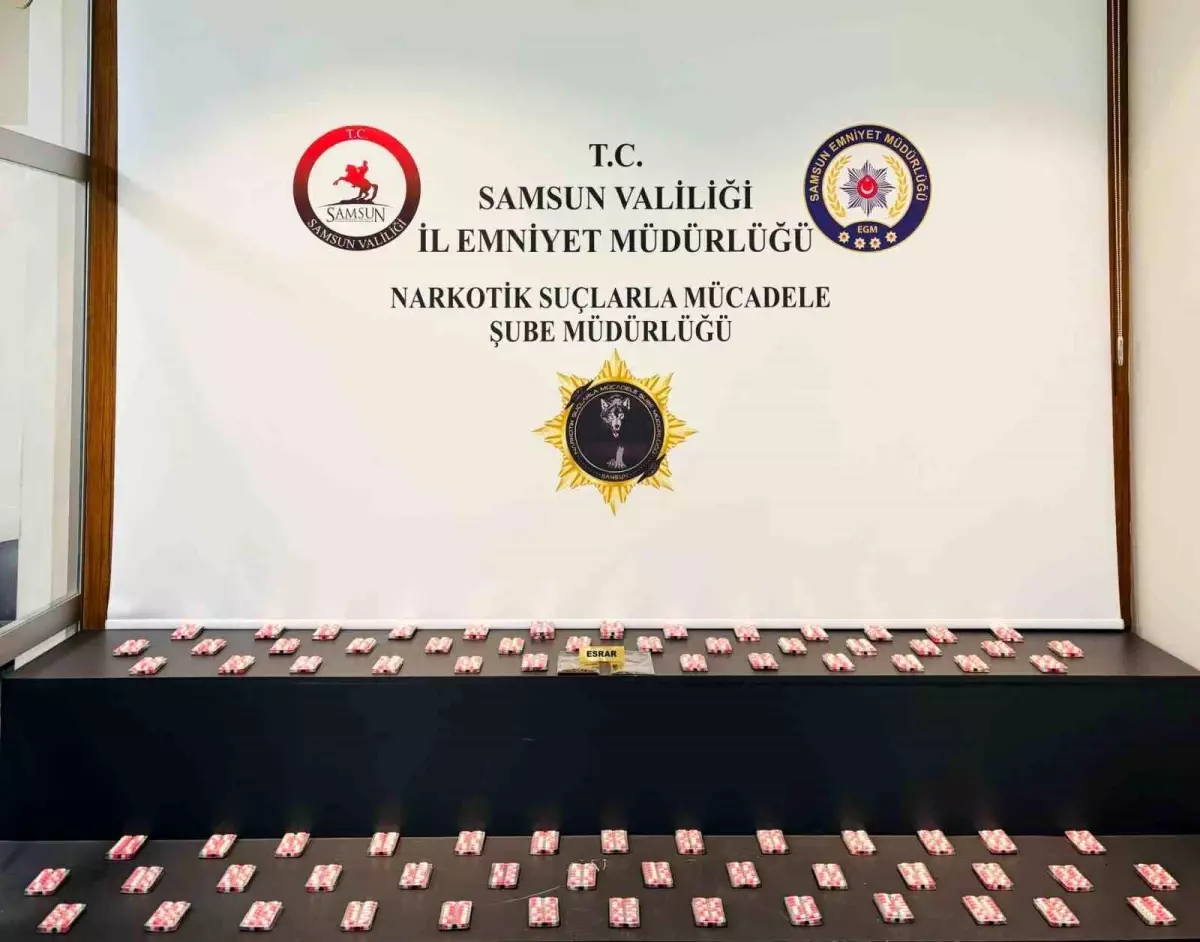 Samsun’da Uyuşturucu Operasyonu