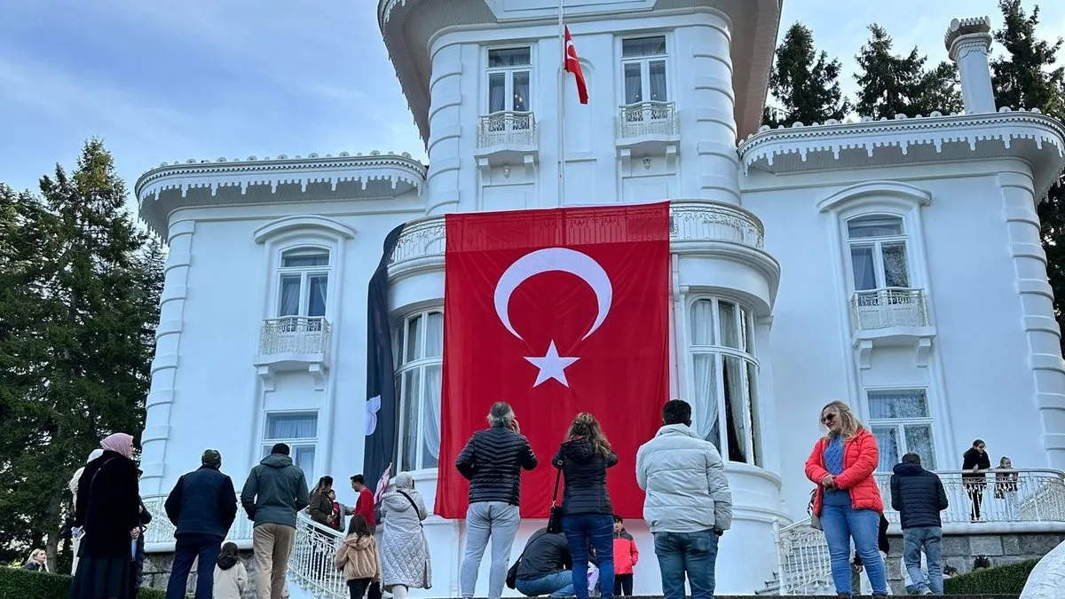 Trabzon’daki Atatürk Köşkü’ne ziyaretçi akını