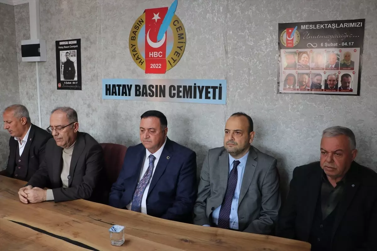 Hatay’da Gazetecilere Anma